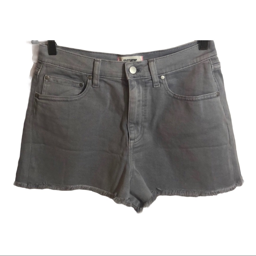 VS Victoria’s Secret PINK gray cutoff jean shorts